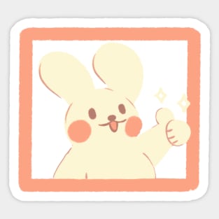 Thumbs Up Bun Sticker